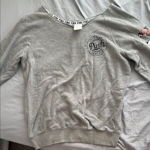 Gray PINK  Sweatshirt